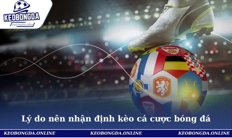 Lý do nên nhận định kèo cá cược bóng đá
