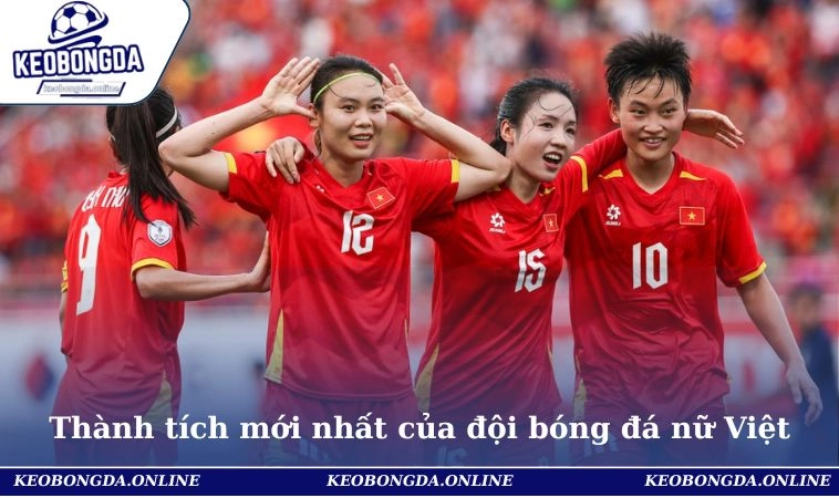 Thành tích mới nhất của đội tuyển bóng đá nữ Việt